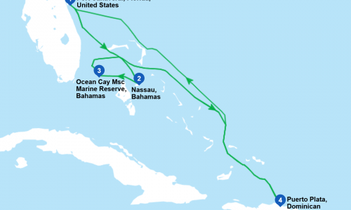 Croaziera individuala - MSC Grandiosa - Caraibe si America Centrala  din Port Canaveral - 7 nopti, karpaten.ro