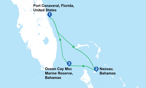 Croaziera individuala - MSC Grandiosa - Caraibe si America Centrala din Port Canaveral - 4 nopti, karpaten.ro