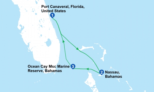 Croaziera individuala - MSC Grandiosa - Caraibe si America Centrala din Port Canaveral - 4 nopti, karpaten.ro